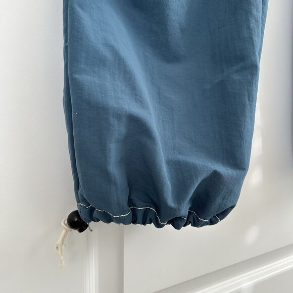 Vtg 90s Paratrooper Pants Mosquito Baggy Raver Mens Sz S Cargo Blue Made In USA - Picture 5 of 13